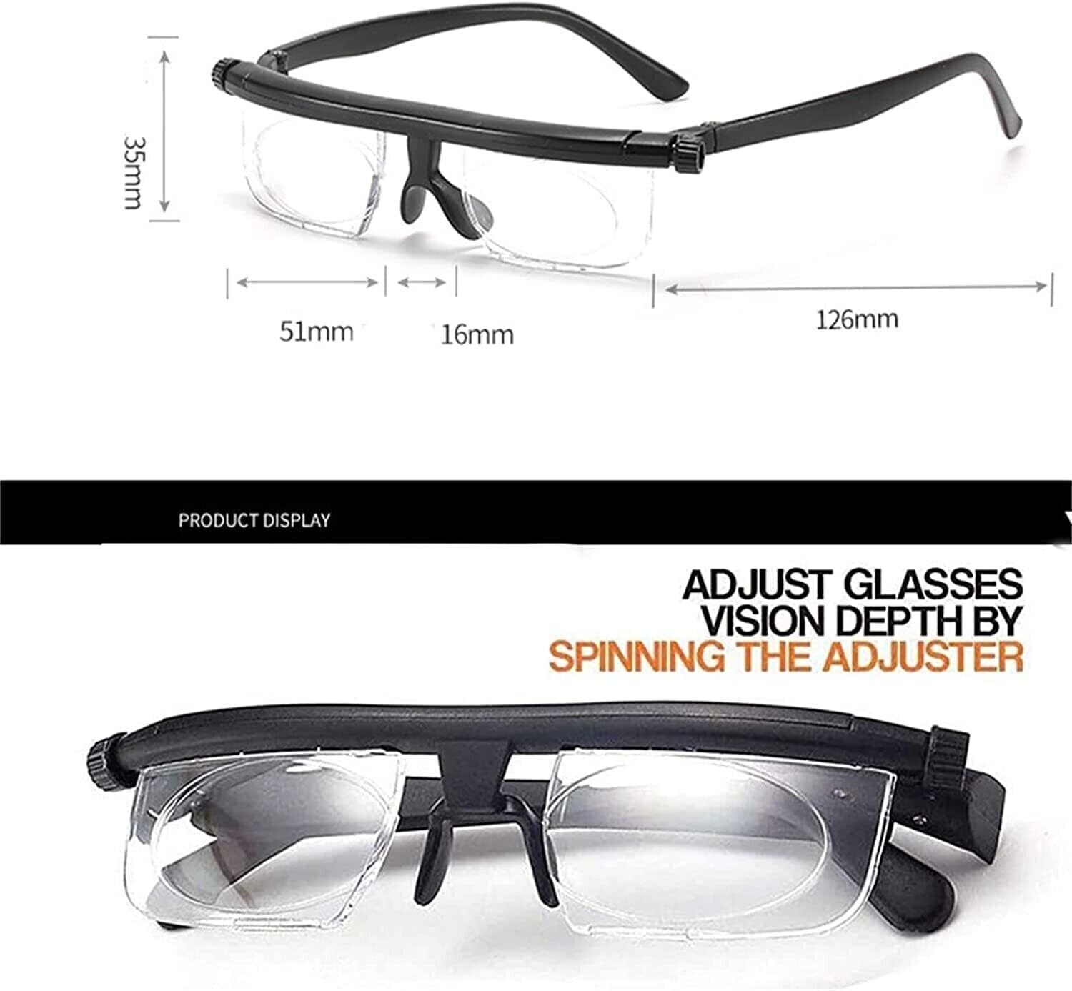 Adjustable vision glasses fashion